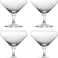 Fortessa - Pure 23.3 Oz Short Stem Martini Glass, Pack of 4 - 0026.123816
