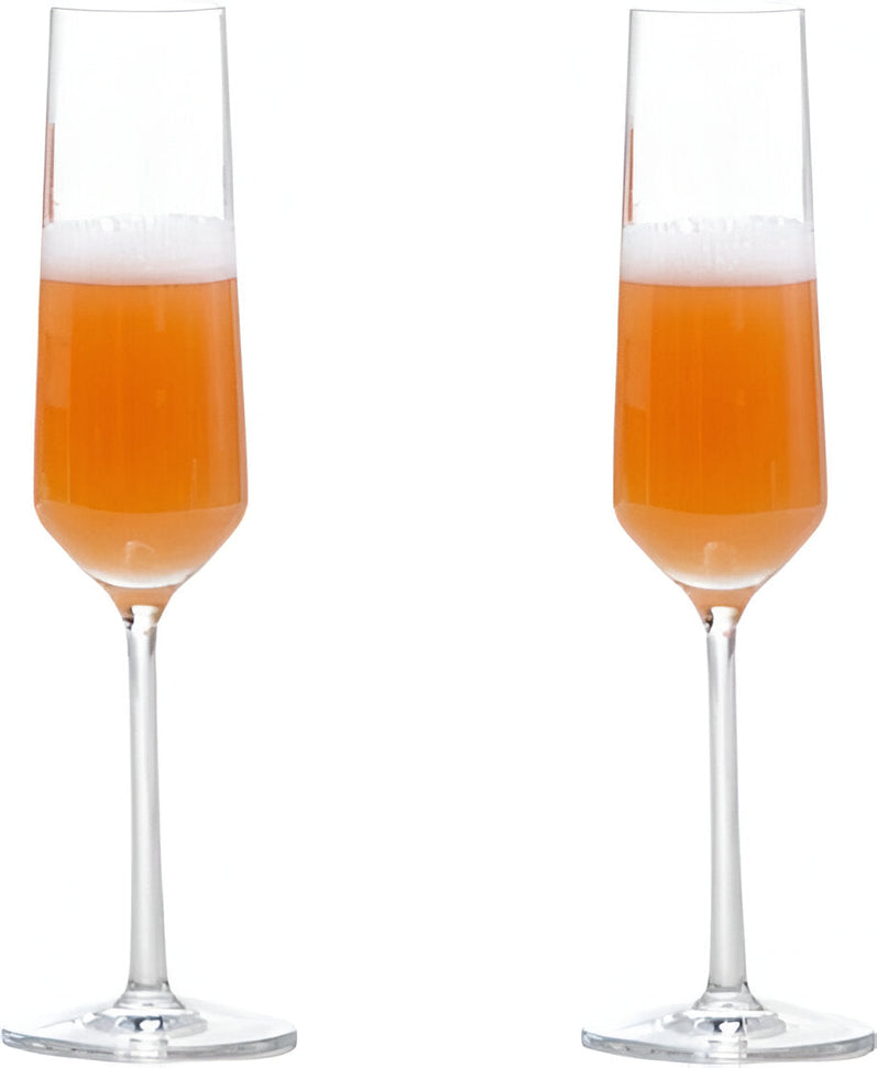 Fortessa - Pure 7.3 Oz Champagne Flute Glass, Pack of 2 - 0026.112941