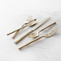 Fortessa - Royal Pacific 20 Pc Brushed Champagne Flatware Set - 20PPS-1277B-05