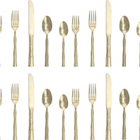 Fortessa - Royal Pacific 20 Pc Brushed Champagne Flatware Set - 20PPS-1277B-05