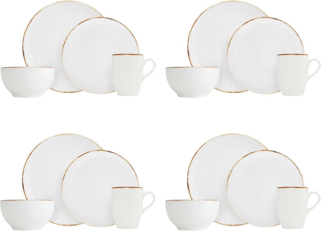 Fortessa - Salt 16 Pc Dinnerware Set - 16PPS.7400.SALT