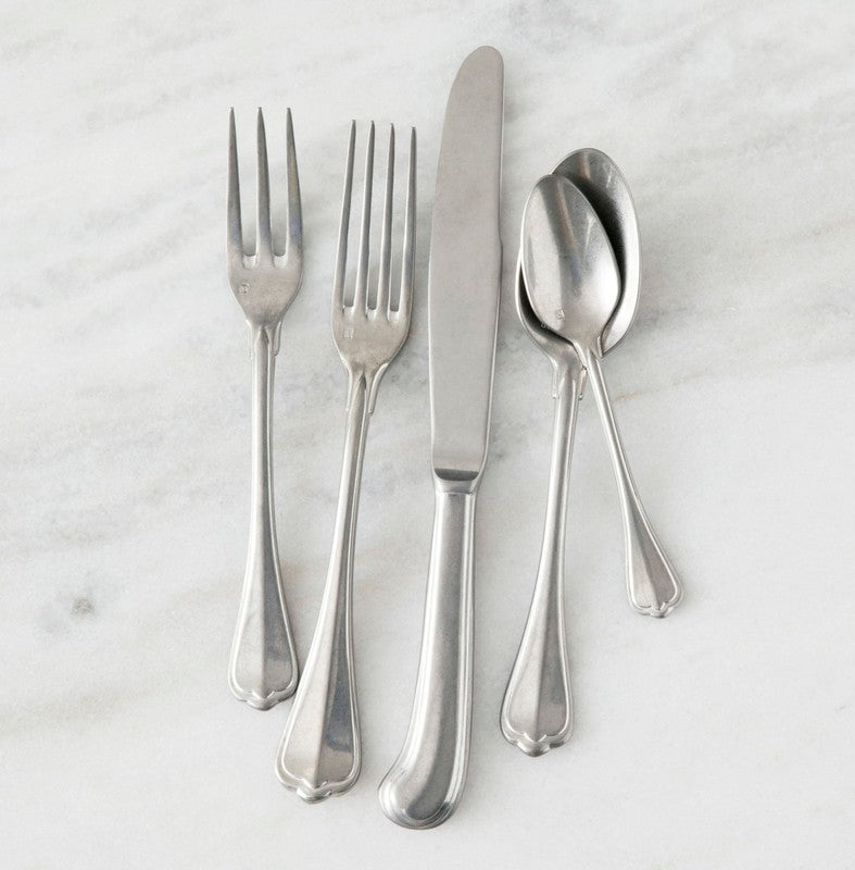 Fortessa - San Marco 5 Pc Gold Antiqued Flatware Set - 5PPS-190T9-05