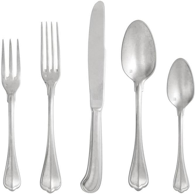 Fortessa - San Marco 5 Pc Gold Antiqued Flatware Set - 5PPS-190T9-05