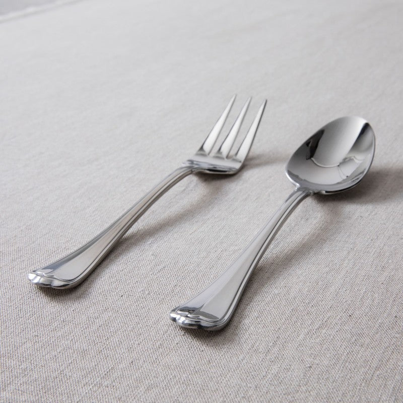 Fortessa - San Marco Antiqued 2 Pc Stainless Steel Serving Set - 2PPS-190T-05