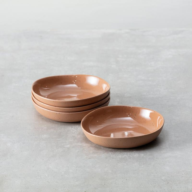 Fortessa - Sandia 29 Oz Adobe Coupe Bowl, Pack of 4 - MD.4.FF4388TC