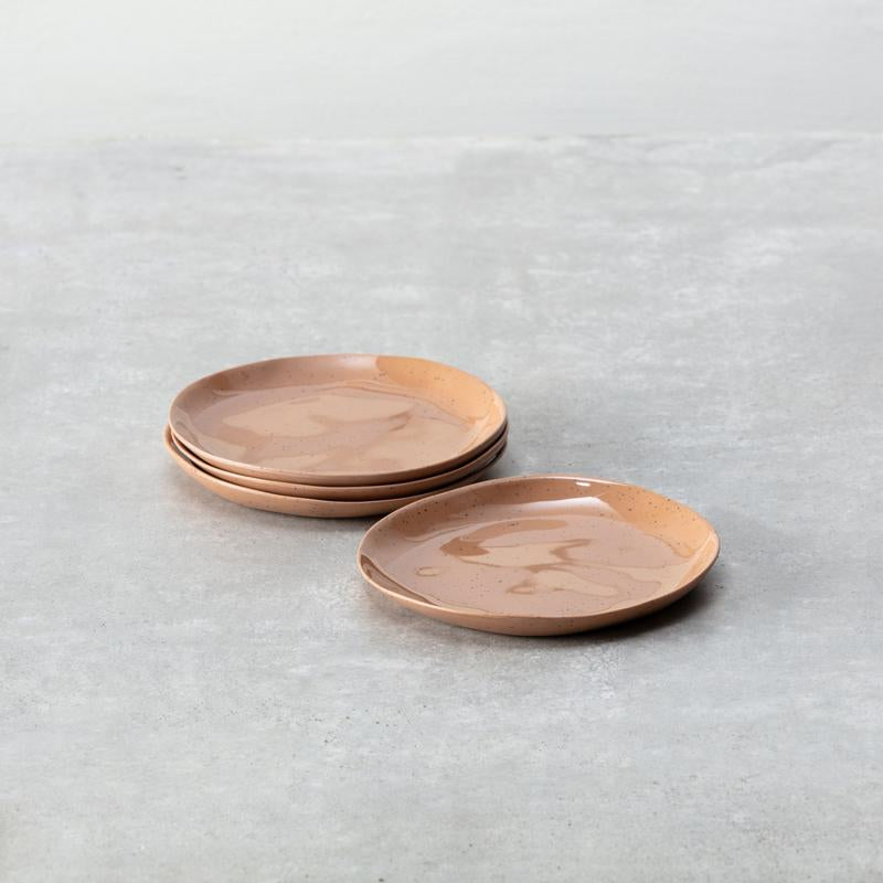 Fortessa - Sandia 7.75" Adobe Salad Plate, Pack of 4 - MD.4.FF4378TC