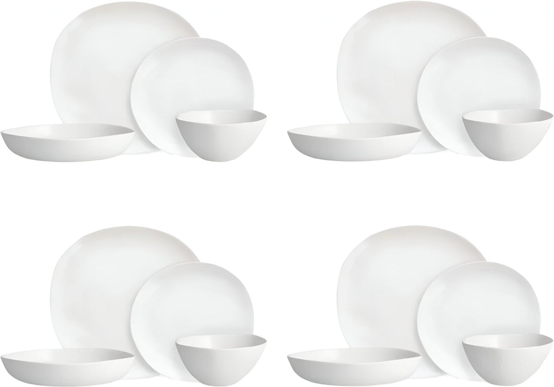 Fortessa - Sandia Bianco 16 Pc Dinnerware Set - 16PPS.MD.BIANCO