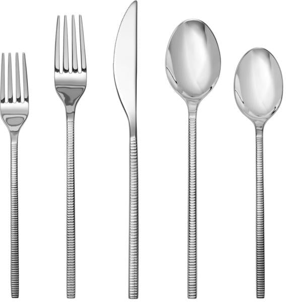 Fortessa - Shoji 20 Pc Stainless Steel Flatware Set - 20PPS-511-05