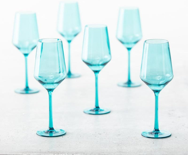 Fortessa - Sole 13 Oz Aqua Sky Sauvignon Blanc Glass, Pack of 6 - PS.SOLE.AS.03