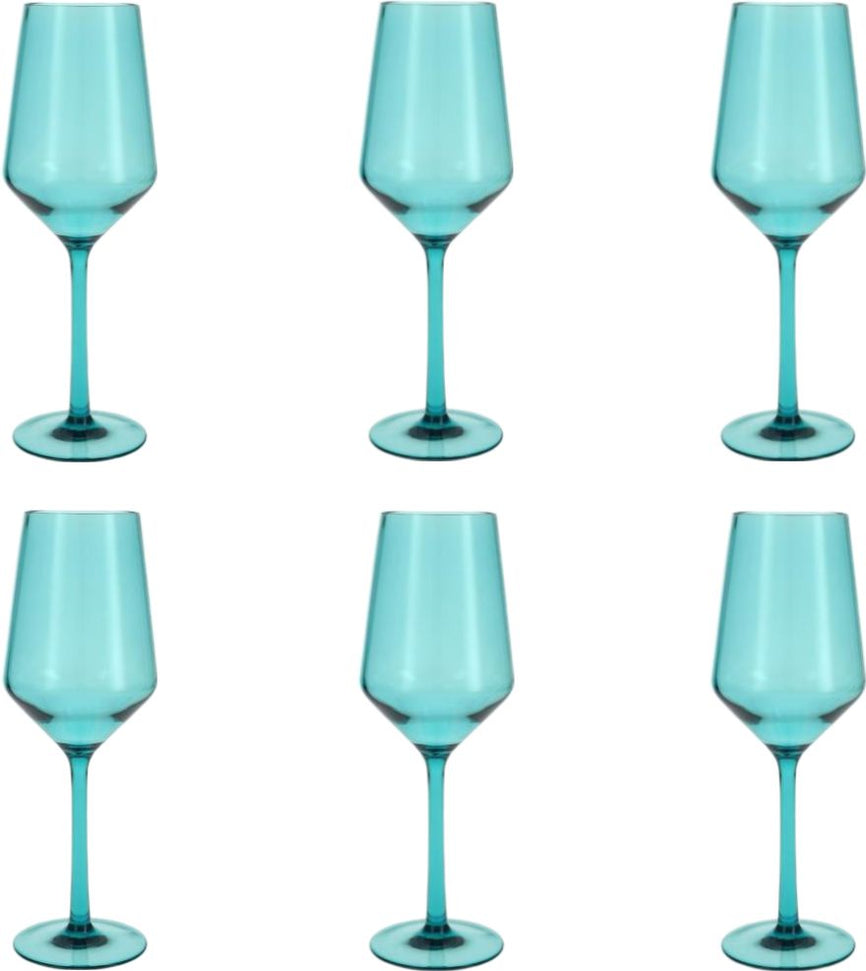 Fortessa - Sole 13 Oz Aqua Sky Sauvignon Blanc Glass, Pack of 6 - PS.SOLE.AS.03