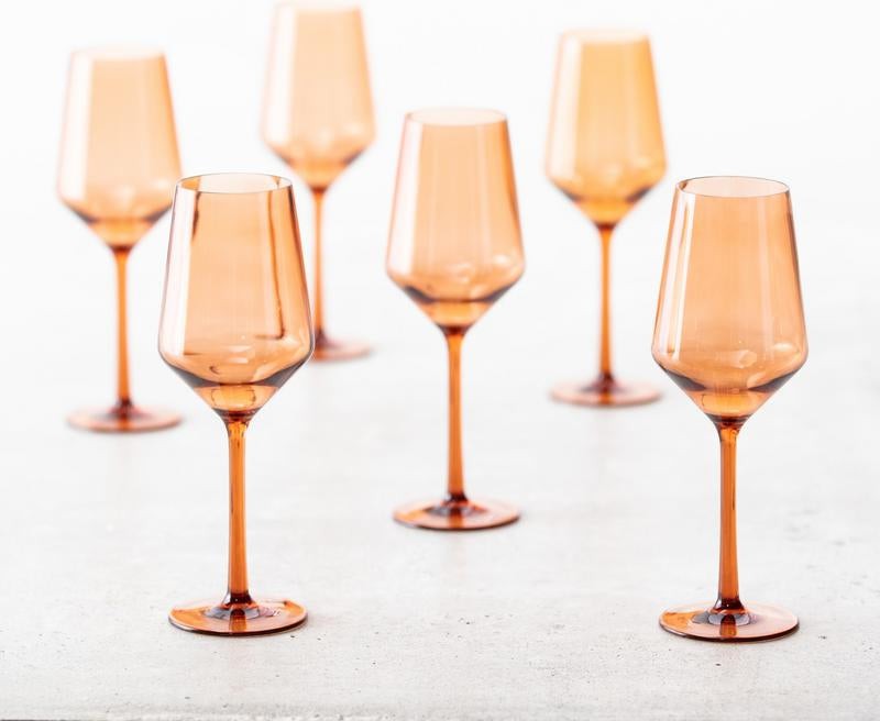 Fortessa - Sole 13 Oz Terra Cotta Sauvignon Blanc Glass, Pack of 6 - PS.SOLE.TC.03