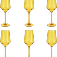 Fortessa - Sole 13 Oz Yellow Sun Sauvignon Blanc Glass, Pack of 6 - PS.SOLE.YS.03