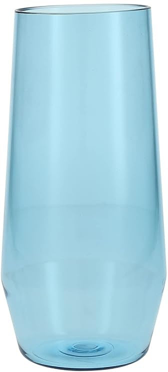 Fortessa - Sole 18 Oz Blue Ether Iced Tea Glass, Pack of 6 - PS.SOLE.BE.04
