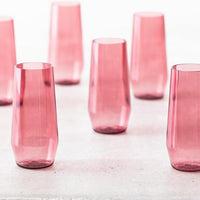 Fortessa - Sole 18 Oz Rose Iced Tea Glass, Pack of 6 - PS.SOLE.RS.04