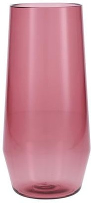 Fortessa - Sole 18 Oz Rose Iced Tea Glass, Pack of 6 - PS.SOLE.RS.04