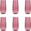 Fortessa - Sole 18 Oz Rose Iced Tea Glass, Pack of 6 - PS.SOLE.RS.04