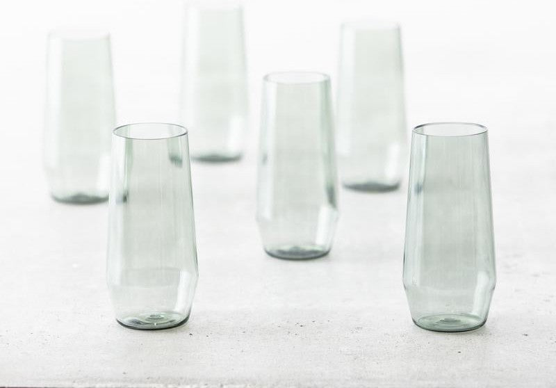 Fortessa - Sole 18 Oz Sage Iced Tea Glass, Pack of 6 - PS.SOLE.SG.04