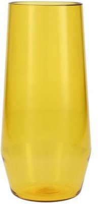 Fortessa - Sole 18 Oz Yellow Sun Iced Tea Glass, Pack of 6 - PS.SOLE.YS.04