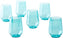 Fortessa - Sole 19 Oz Aqua Sky Stemless Wine Glass, Pack of 6 - PS.SOLE.AS.06
