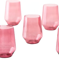 Fortessa - Sole 19 Oz Rose Stemless Wine Glass, Pack of 6 - PS.SOLE.RS.06