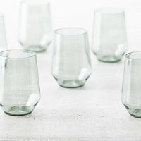 Fortessa - Sole 19 Oz Sage Stemless Wine Glass, Pack of 6 - PS.SOLE.SG.06