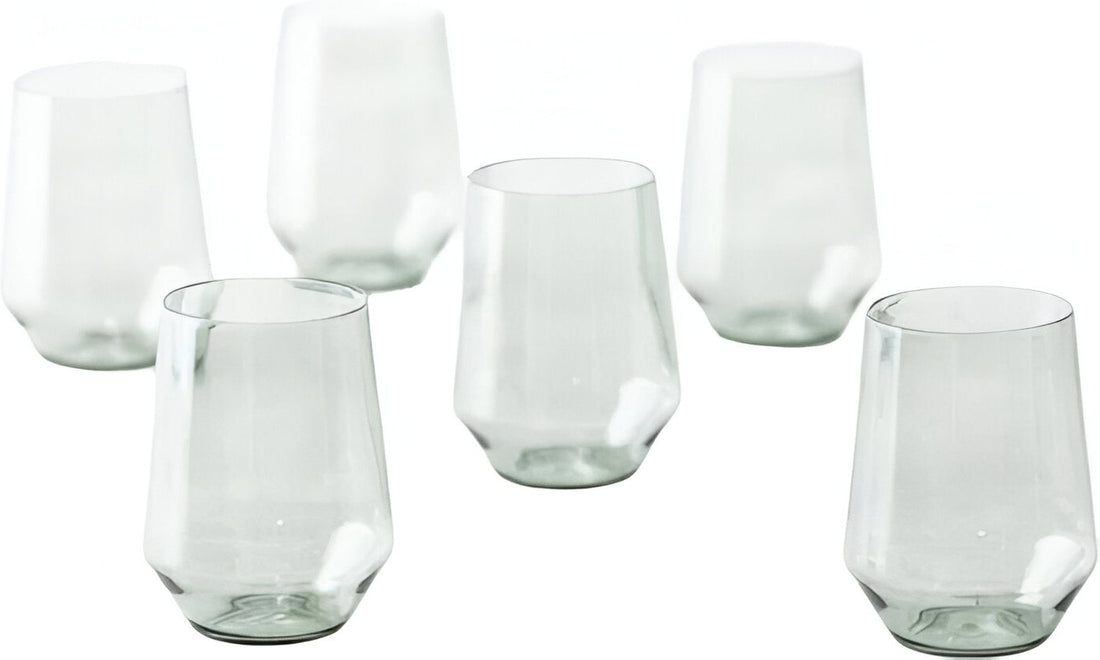 Fortessa - Sole 19 Oz Sage Stemless Wine Glass, Pack of 6 - PS.SOLE.SG.06