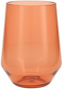 Fortessa - Sole 19 Oz Terra Cotta Stemless Wine Glass, Pack of 6 - PS.SOLE.TC.06