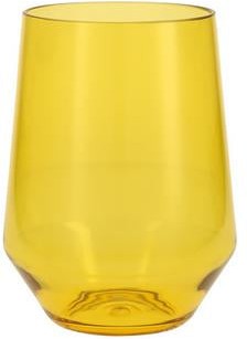 Fortessa - Sole 19 Oz Yellow Sun Stemless Wine Glass, Pack of 6 - PS.SOLE.YS.06
