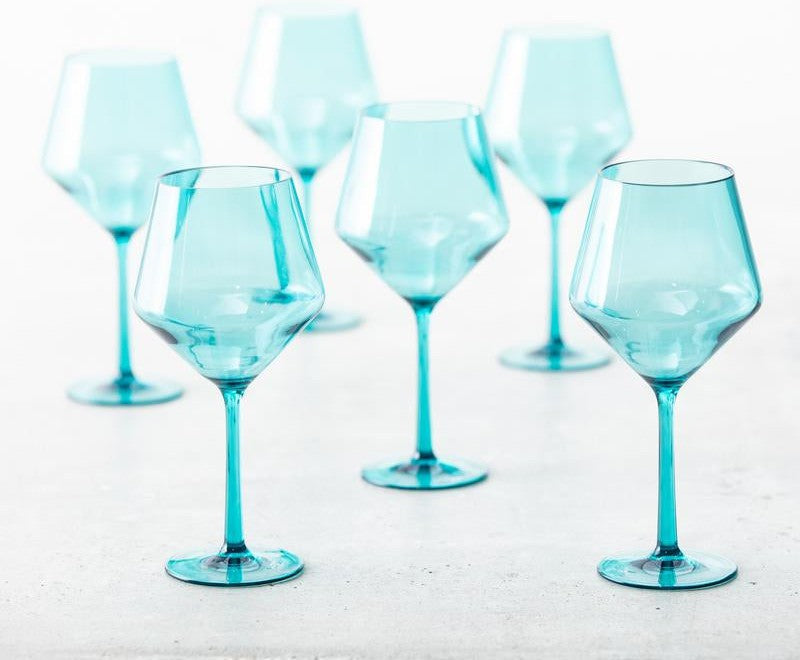 Fortessa - Sole 22 Oz Aqua Sky Cabernet Glass, Pack of 6 - PS.SOLE.AS.01