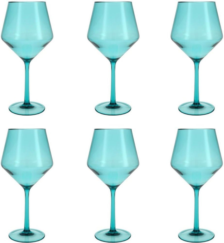 Fortessa - Sole 22 Oz Aqua Sky Cabernet Glass, Pack of 6 - PS.SOLE.AS.01