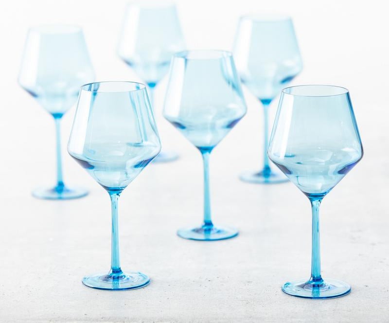 Fortessa - Sole 22 Oz Blue Ether Cabernet Glass, Pack of 6 - PS.SOLE.BE.01