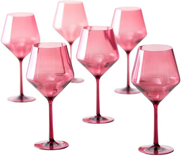 Fortessa - Sole 22 Oz Rose Cabernet Glass, Pack of 6 - PS.SOLE.RS.01
