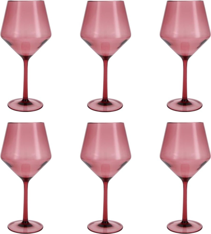 Fortessa - Sole 22 Oz Rose Cabernet Glass, Pack of 6 - PS.SOLE.RS.01