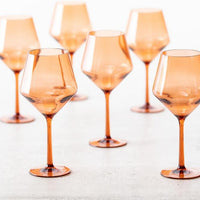 Fortessa - Sole 22 Oz Terra Cotta Cabernet Glass, Pack of 6 - PS.SOLE.TC.01
