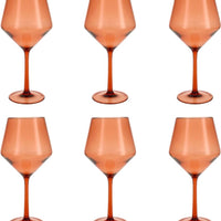 Fortessa - Sole 22 Oz Terra Cotta Cabernet Glass, Pack of 6 - PS.SOLE.TC.01