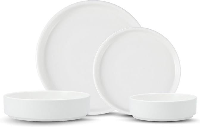 Fortessa - Sound 16 Pc White Dinnerware Set - 16PPS.6900.SND