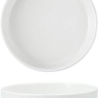 Fortessa - Sound 6" 24 Oz White Straight Sided Bowl, Pack of 4 - 6900.WHT.1108