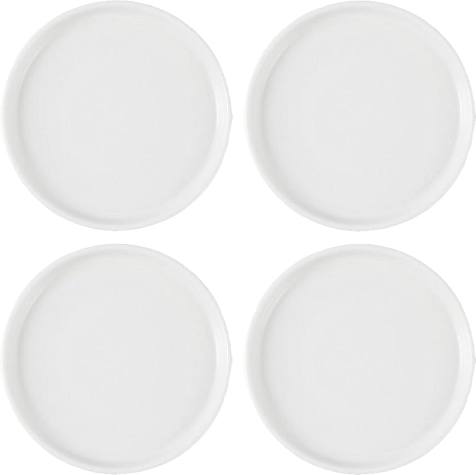 Fortessa - Sound 8.5" White Plate Lid, Pack of 4 - 6900.WHT.1109