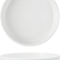 Fortessa - Sound 8.5" White Straight Sided Bowl, Pack of 4 - 6900.WHT.1119