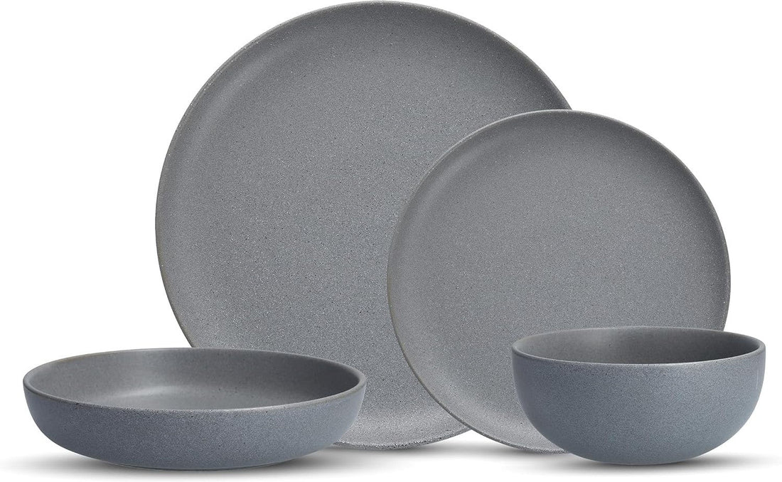 Fortessa - Sound Cement 16 Pc Porcelain Dinnerware Set - 6500.SND.PB.SET