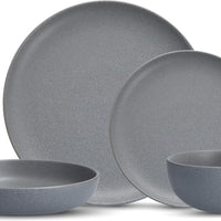 Fortessa - Sound Cement 16 Pc Porcelain Dinnerware Set - 6500.SND.PB.SET