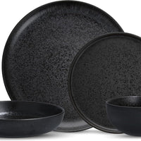 Fortessa - Sound Midnight 16 Pc Porcelain Dinnerware Set - 6400.SND.PB.SET