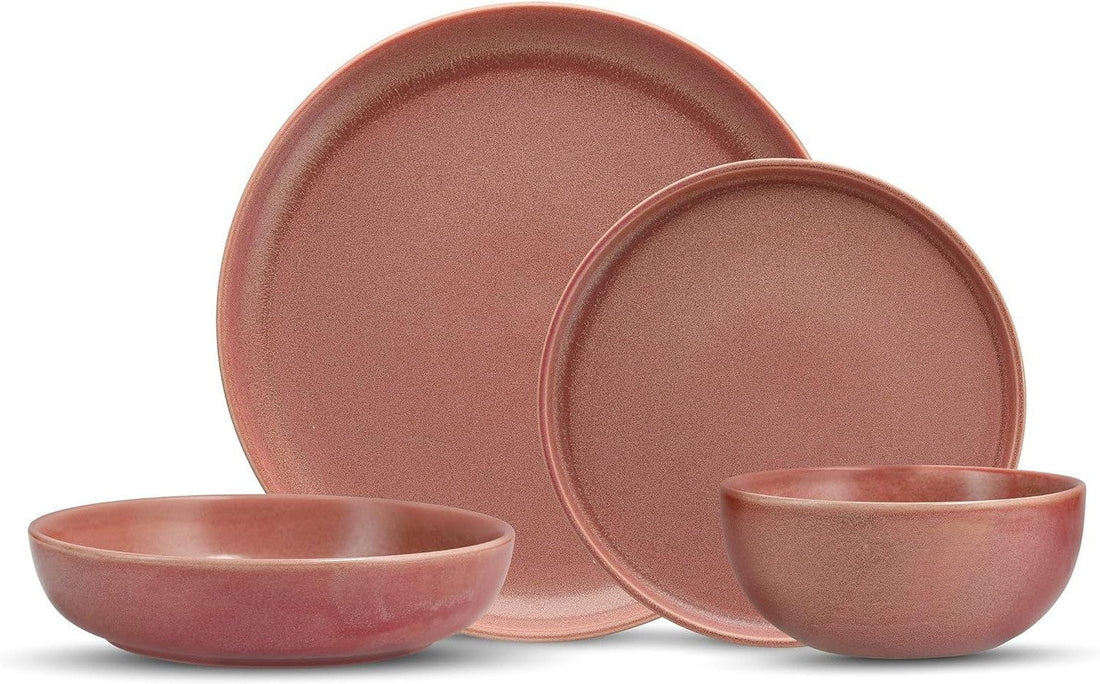 Fortessa - Sound Stoneware 16 Pc Desert Rose Dinnerware Set - 16PPS.6800.SND
