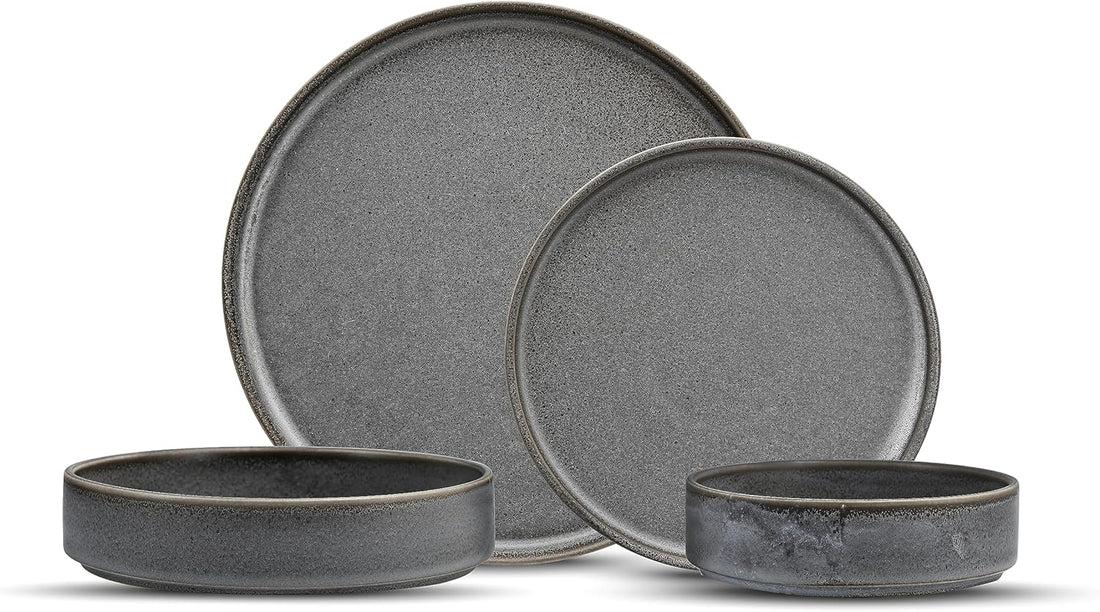 Fortessa - Sound Stoneware 16 Pc Thunder Dinnerware Set - 16PPS.6700.SND