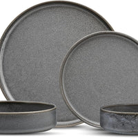 Fortessa - Sound Stoneware 16 Pc Thunder Dinnerware Set - 16PPS.6700.SND