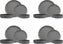 Fortessa - Sound Stoneware 16 Pc Thunder Dinnerware Set - 16PPS.6700.SND