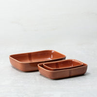 Fortessa - Svelte 3 Pc Terracotta Baker Set - SET3.8200.TC