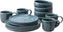 Fortessa - Svelte Stoneware 16 Pc Deep Blue Dinnerware Set - 16PPS.8200.DB