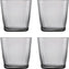 Fortessa - Together 12.4 Oz Graphite Double Old Fashioned Glass, Pack of 4 - 0090.122338