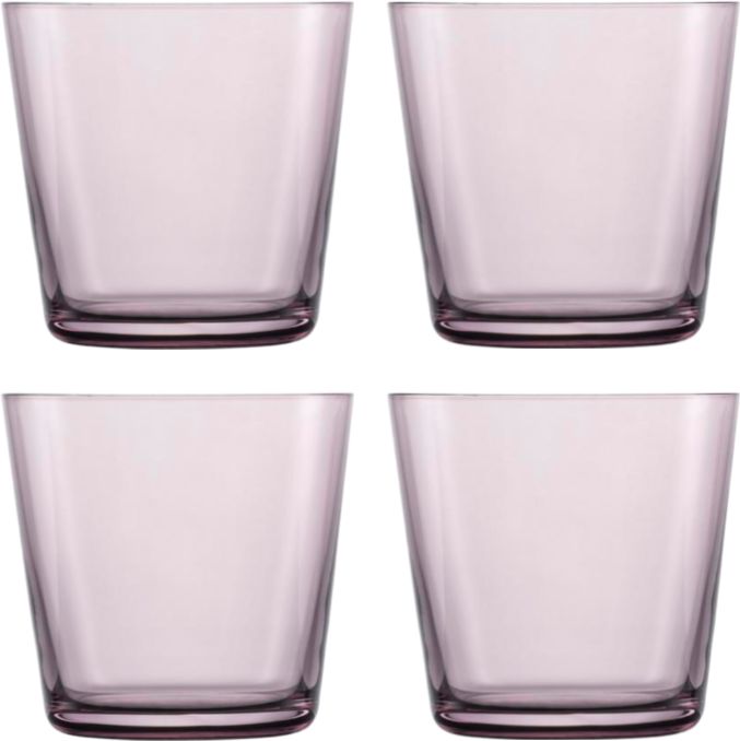 Fortessa - Together 12.4 Oz Lilac Double Old Fashioned Glass, Pack of 4 - 0090.122342